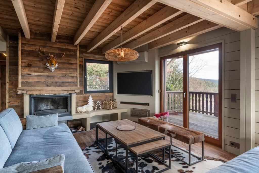 Luxueux Chalet Avec Vue Sur Les Pistes Et Le Hohneck Le Tholy Exterior foto