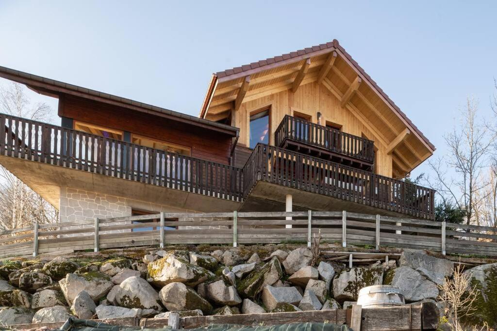 Luxueux Chalet Avec Vue Sur Les Pistes Et Le Hohneck Le Tholy Exterior foto