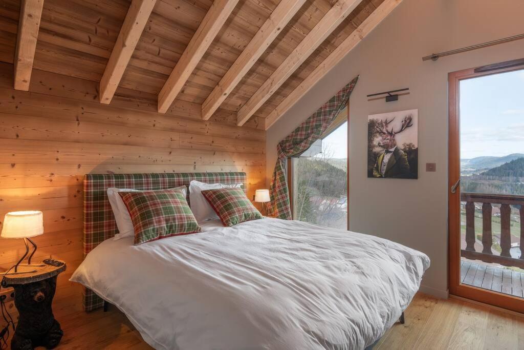 Luxueux Chalet Avec Vue Sur Les Pistes Et Le Hohneck Le Tholy Exterior foto
