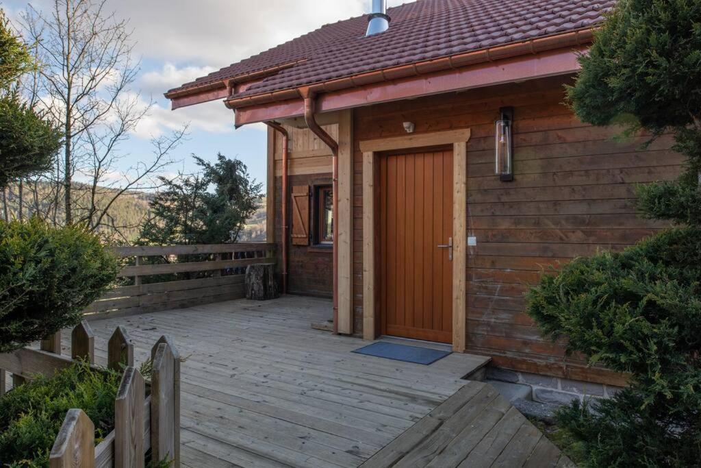 Luxueux Chalet Avec Vue Sur Les Pistes Et Le Hohneck Le Tholy Exterior foto